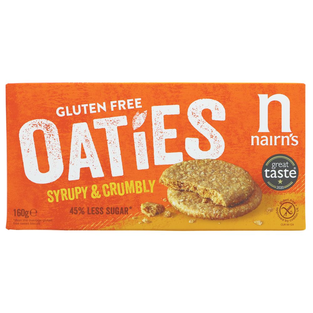 Nairn's Gluten Free Oaties - Syrupy & Crumbly
