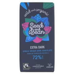 Seed & Bean Dark Cacao 72% Cocoa 75g