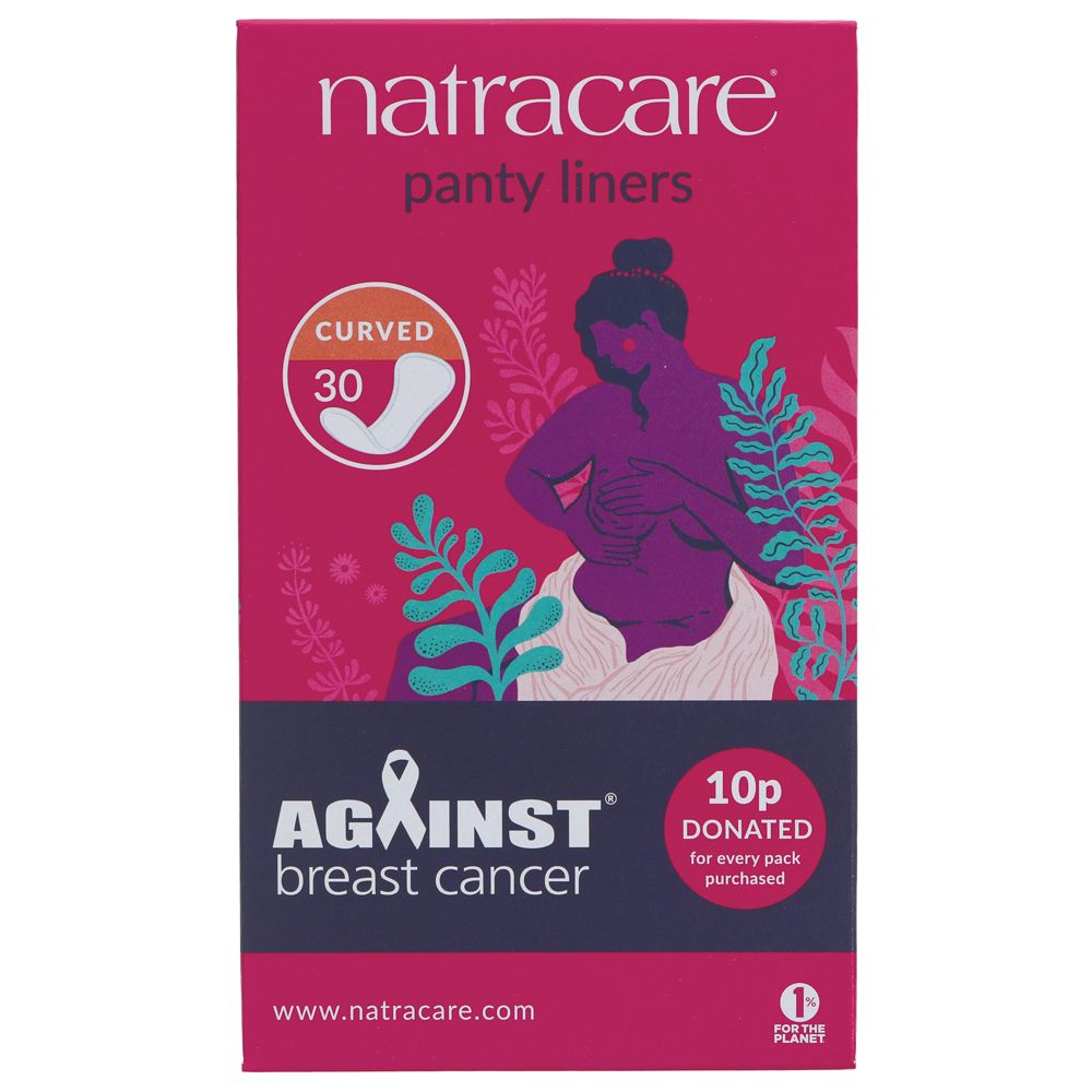 Natracare Panty Liners Curved - x30