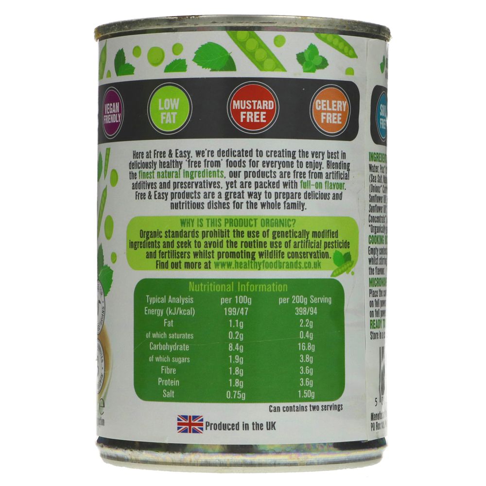 Free & Easy Organic Pea & Mint Soup