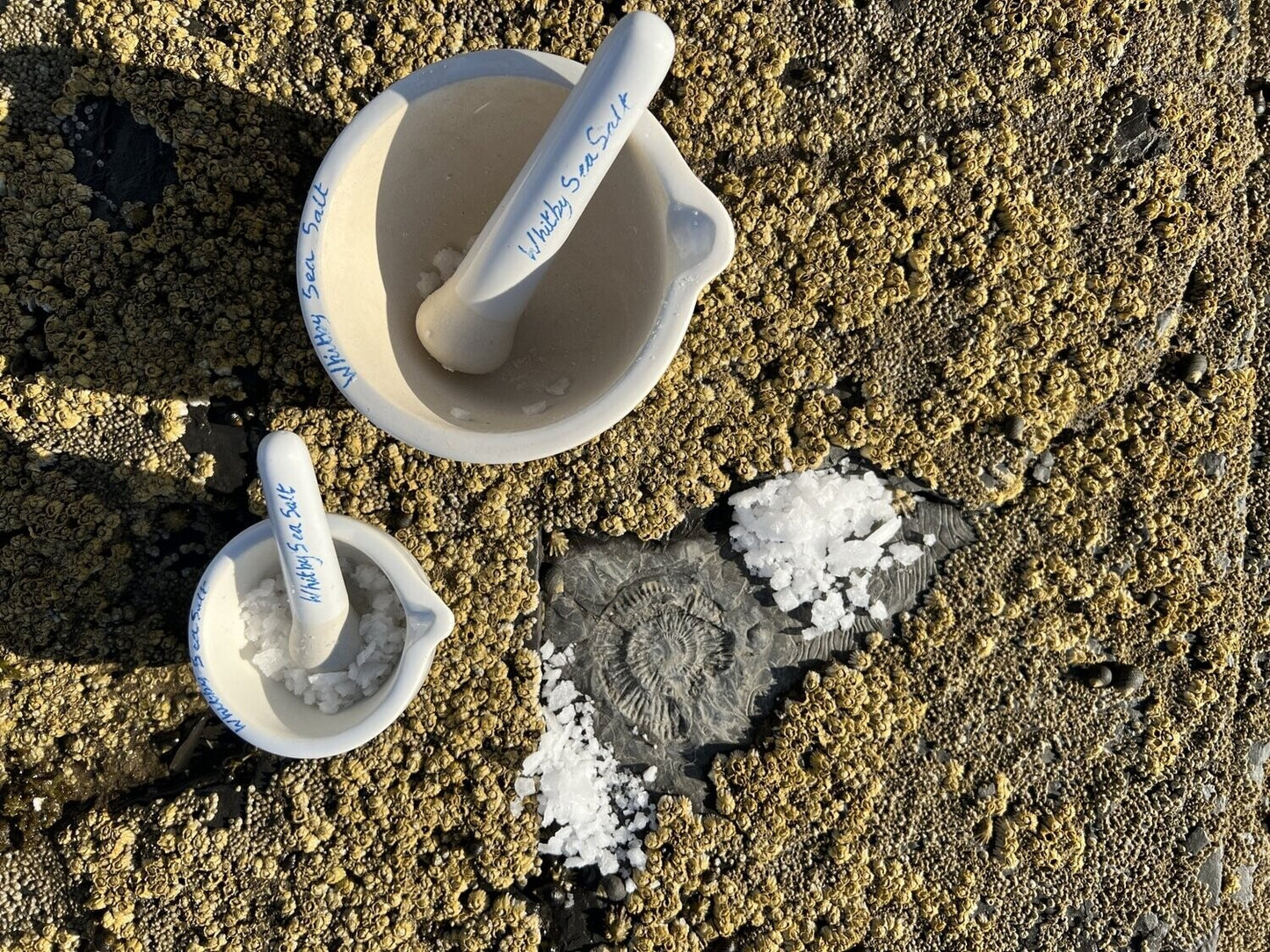 Whitby Sea Salt Pestle & Mortar - Small