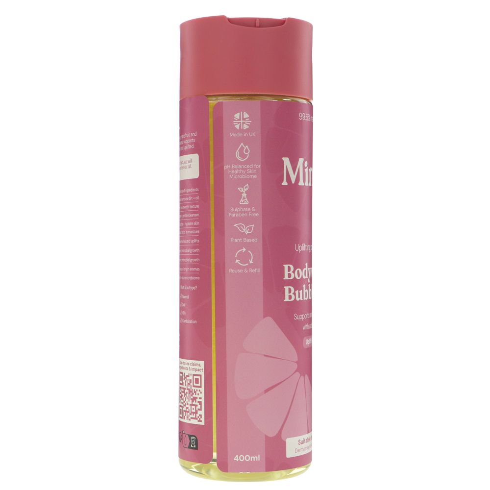 Miniml Pink Grapefruit Body Wash & Bubble Bath 400ml