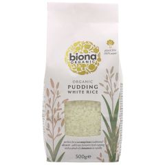 Biona Organic Pudding Rice White 500g