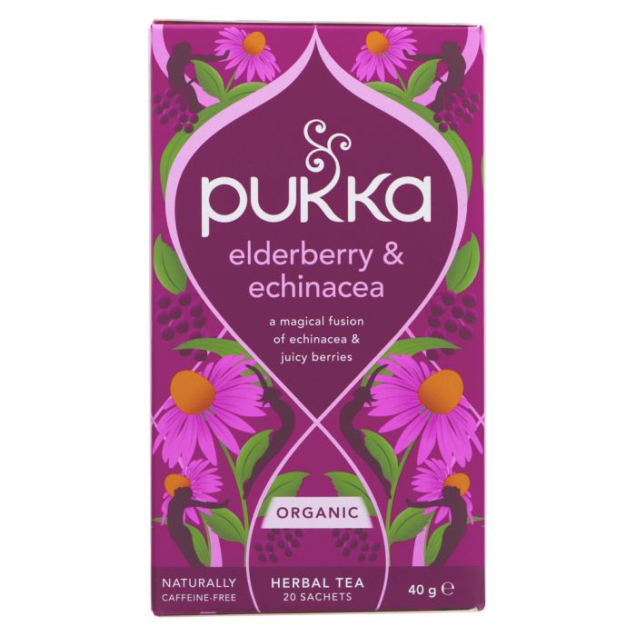 Pukka Elderberry & Echinacea Tea (20 Bags)