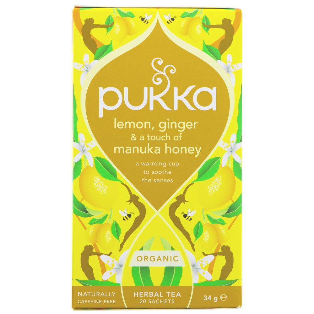 Pukka Lemon Ginger & Manuka 20 Bags