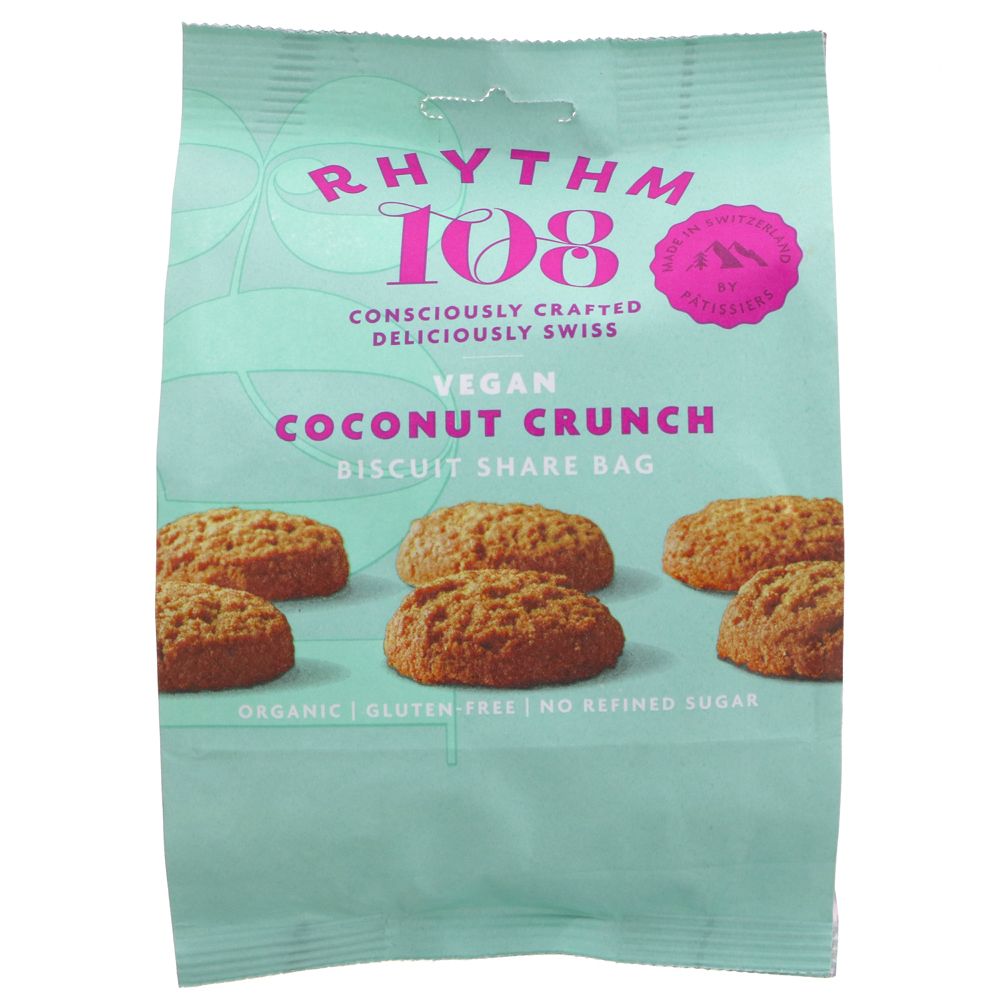 Rhythm 108 Coconut Crunch Biscuits 135g