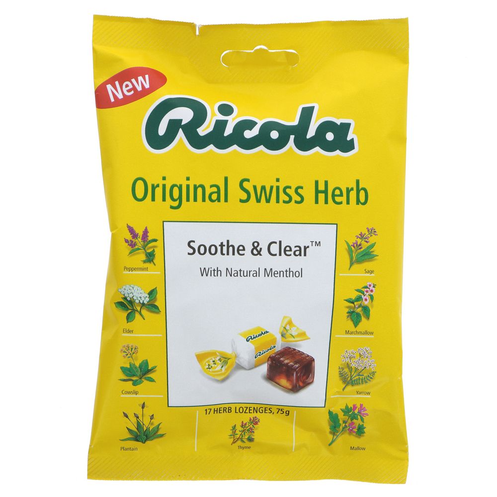 ricola original cough drops 75g