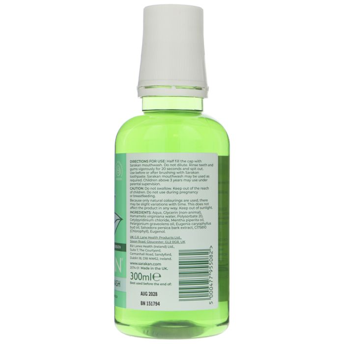 Sarakan Mouthwash - Anti Plaque - 300ml