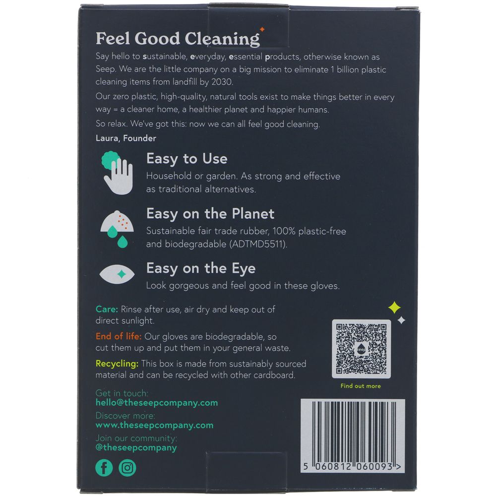 Seep Eco Rubber Gloves (Medium)