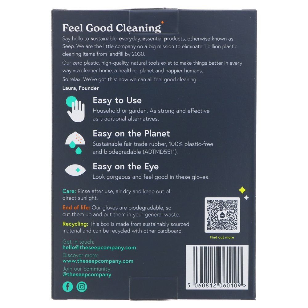 Seep Rubber Gloves - Large