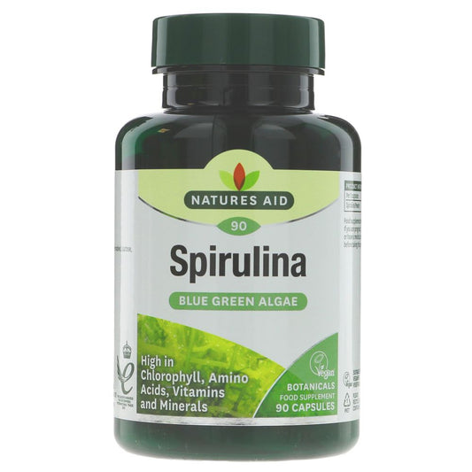 Natures Aid Spirulina (90 capsules)
