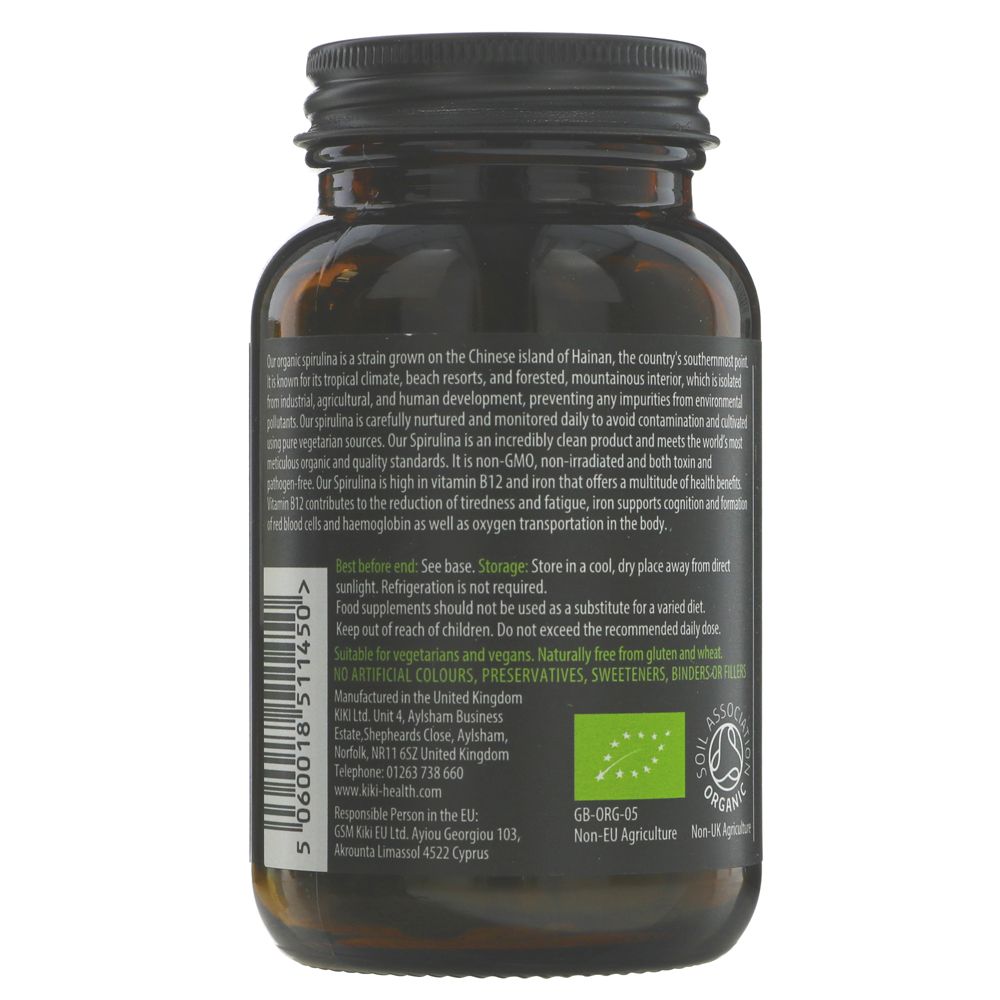 Kiki Health Spirulina - 200 tablets