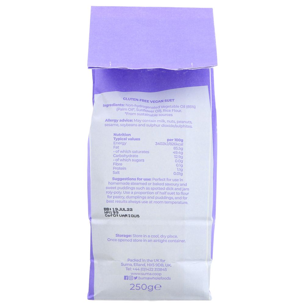 Suma GF Vegan Suet 250g