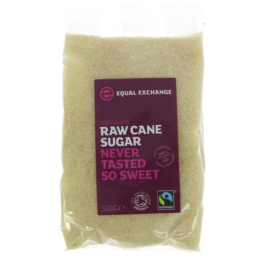 Equal Exchange Fair Trade Organic Raw Cane Sugar 500g