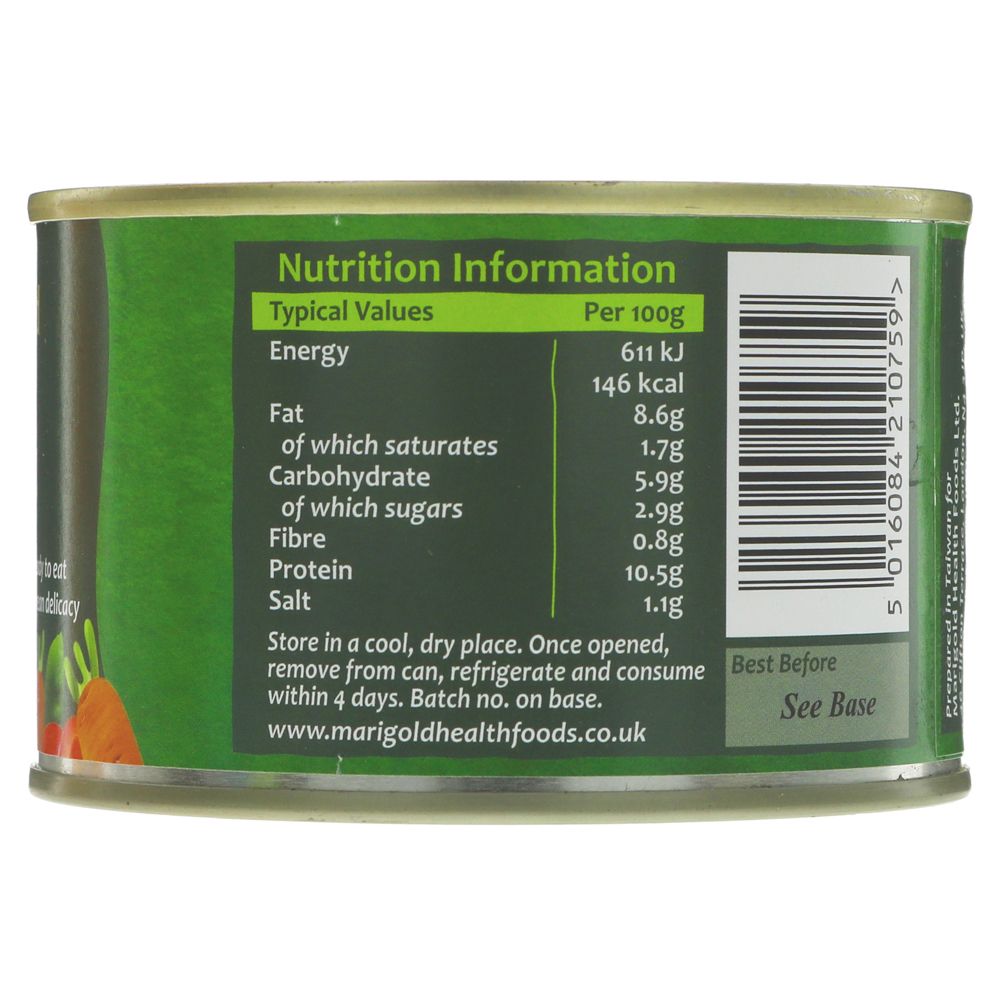 Marigold Braised Vegan Tofu (canned) 225g