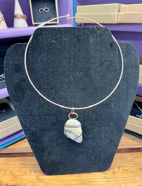 Copper Torque Necklace - Maria Silmon The Conscious Jeweller