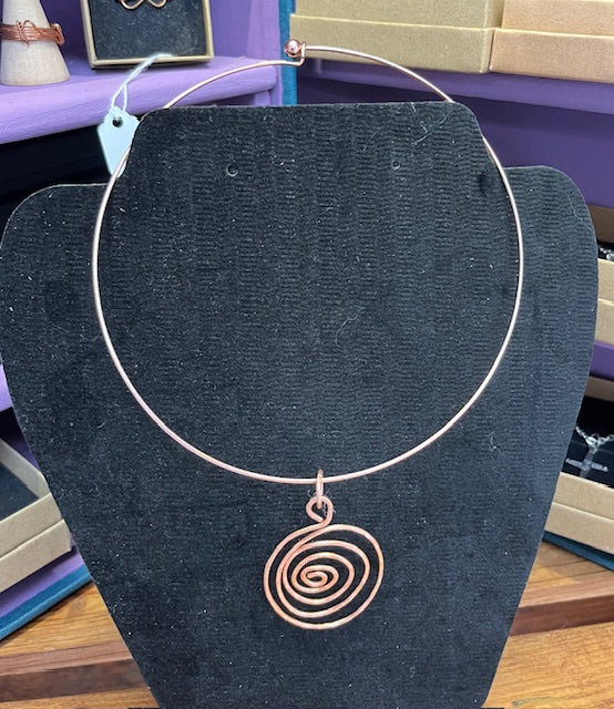 Copper Torque Necklace - Maria Silmon The Conscious Jeweller