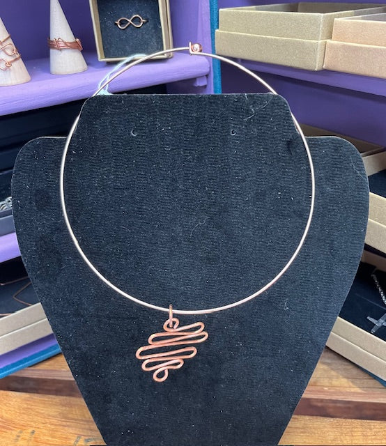 Copper Torque Necklace - Maria Silmon The Conscious Jeweller