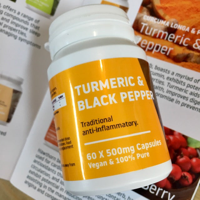 Nature's Laboratory Turmeric & Black Pepper Capsules 60 x 500mg