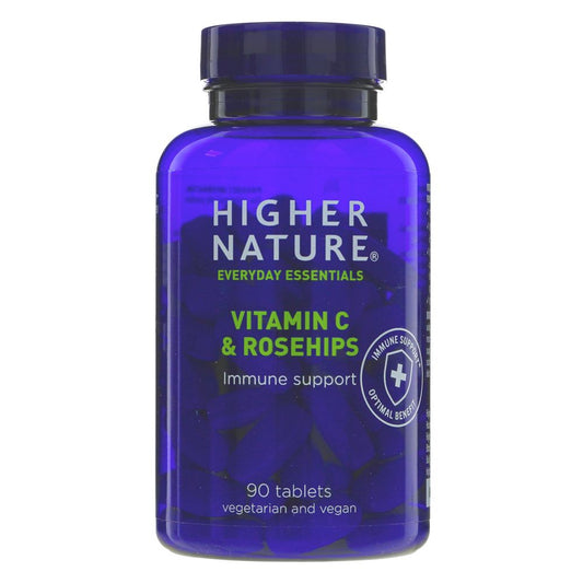 Higher Nature Vitamin C & Rosehips 90 Tablets