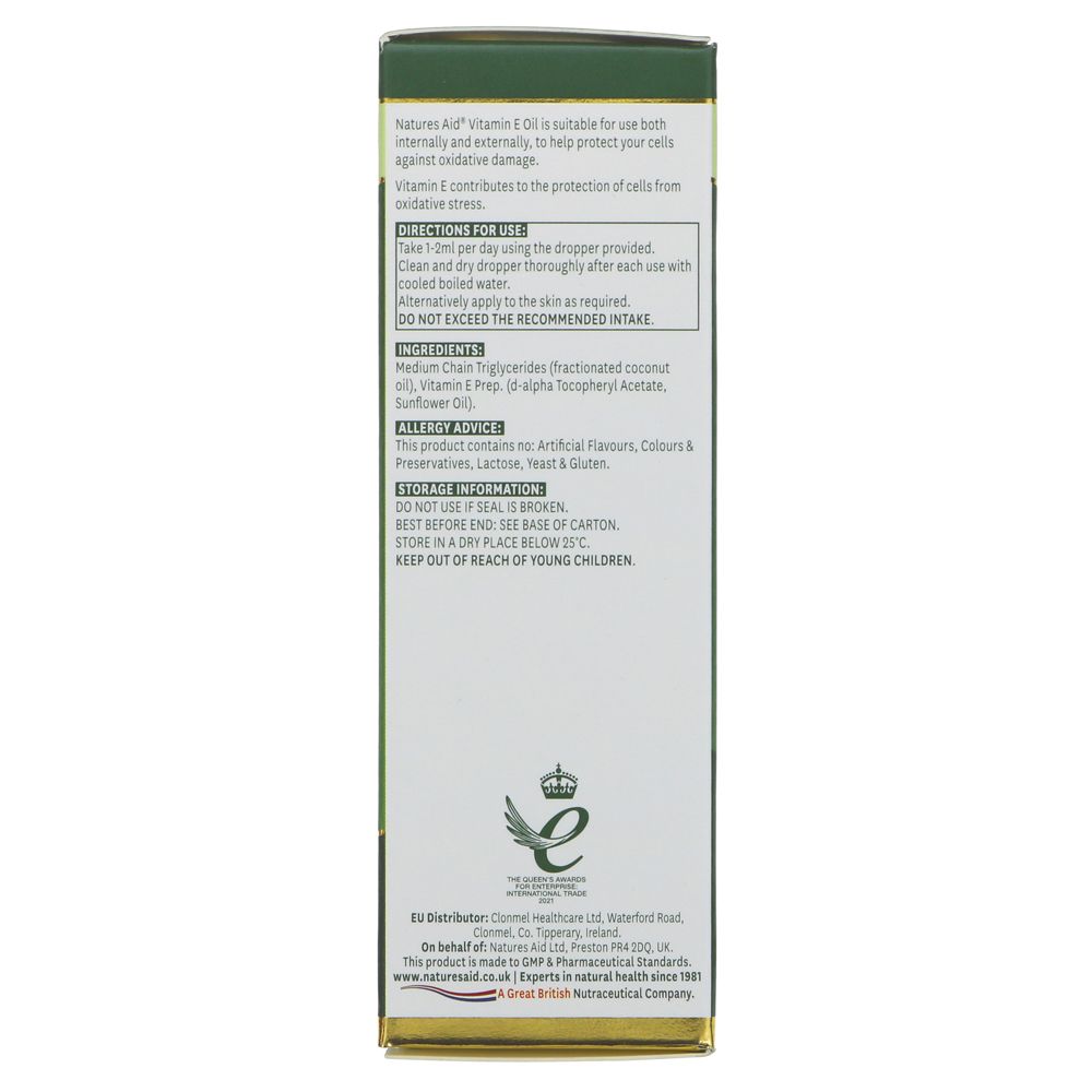 Natures Aid Vitamin E Oil 50 ml