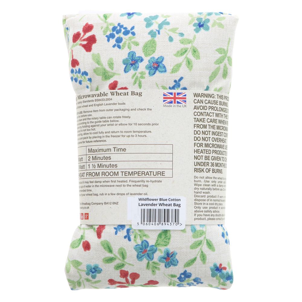 Lavender Wheat bag (Wildflower Blue)