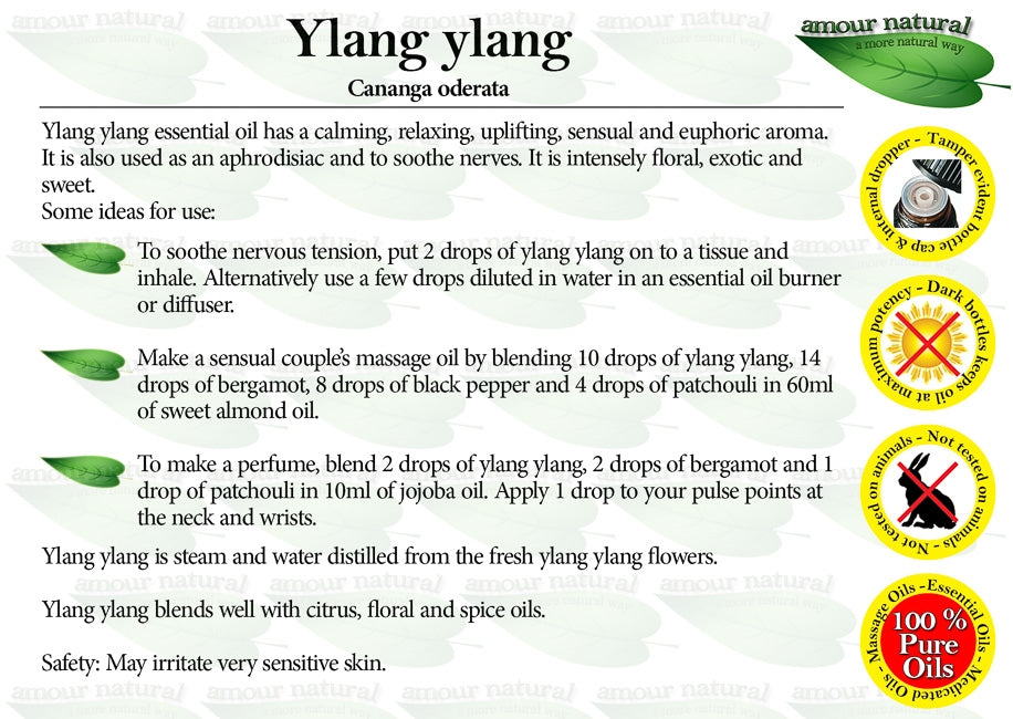 Armour Natural Ylang Ylang Essential Oil 10ml