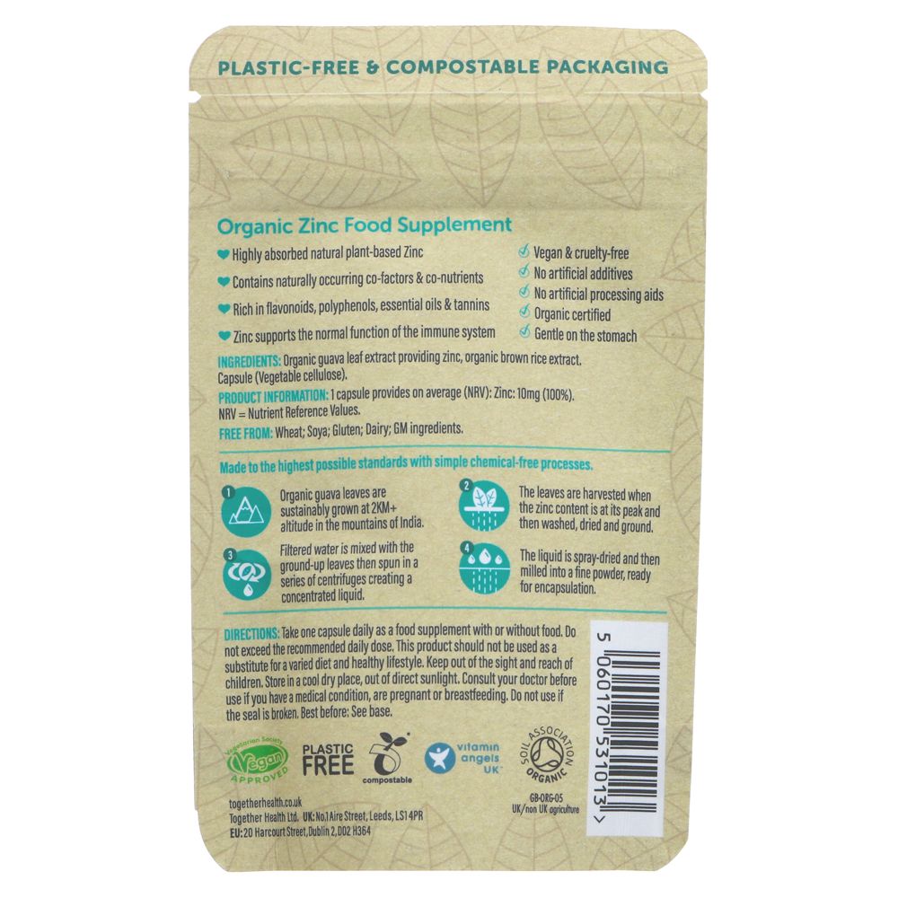 Together Health Organic Bio-Zinc (30 capsules)