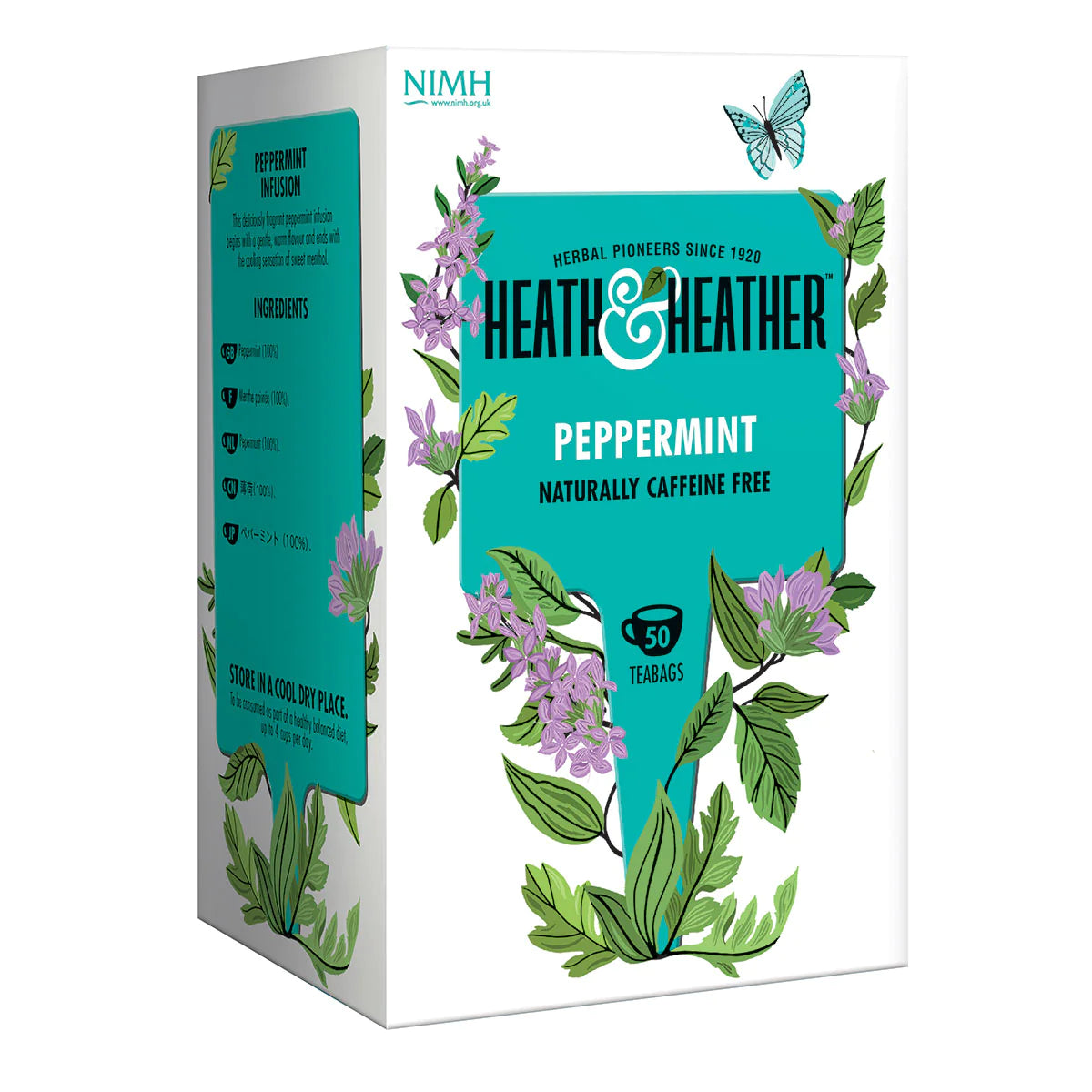 Heath&Heather Peppermint Tea (50 Bags)