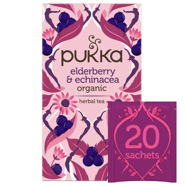 Pukka Elderberry & Echinacea Tea 20 Bags