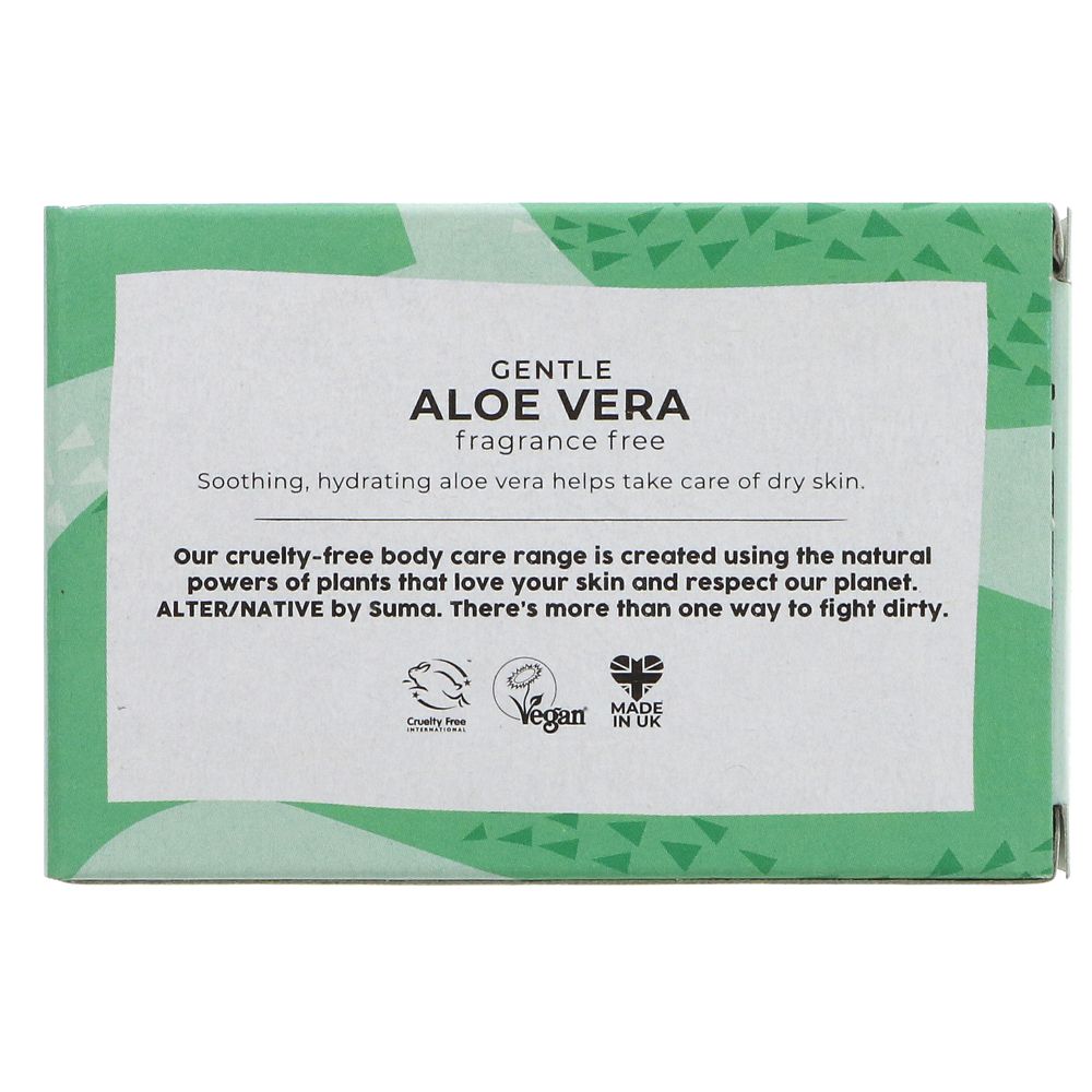 Alter/Native Fragrance Free Aloe Vera Boxed Soap 95g