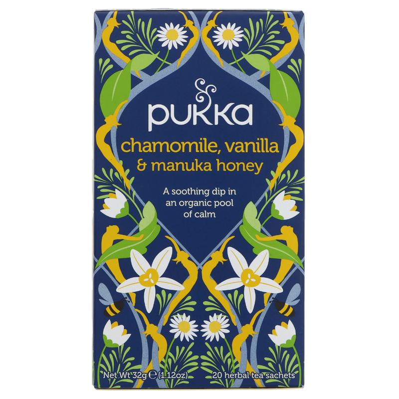 Pukka Chamomile, Vanilla & Manuka Honey 20 Bags