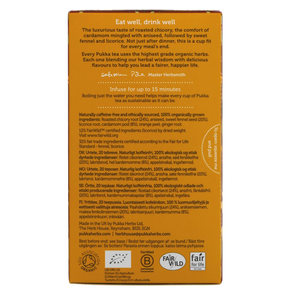 Pukka After Dinner Tea 20 Bags