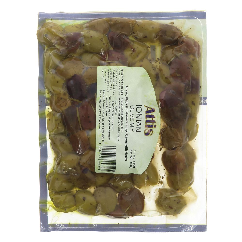 Attis Ionian Olives 400g