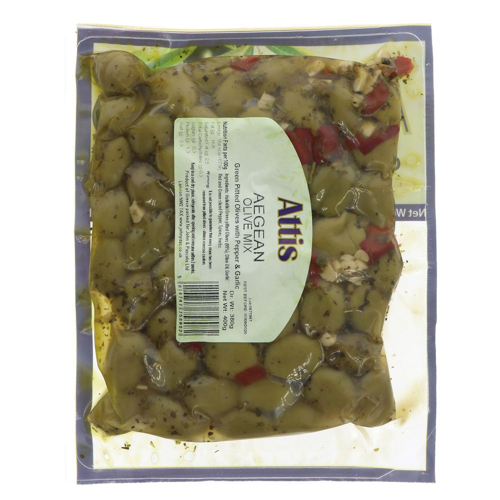 Attis Aegean Olives 400g
