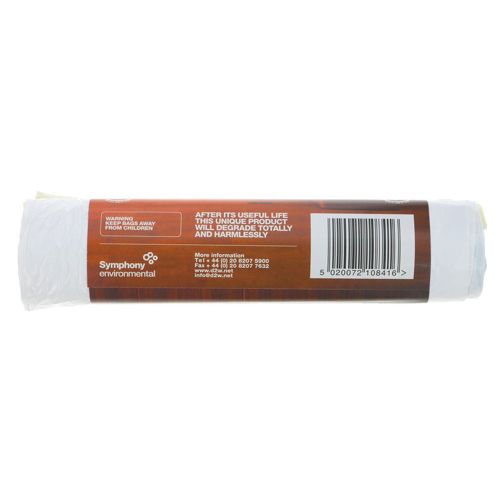 D2W Degradable Drawtape Swing Bin Liners (x15)
