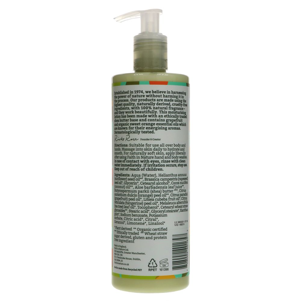 Faith in Nature Hand & Body Lotion Grapefruit & Orange