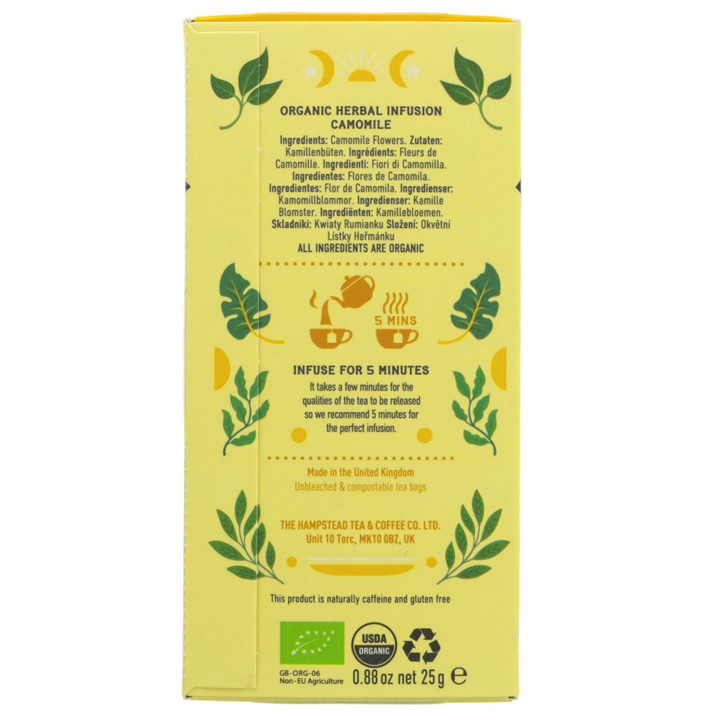 Hampstead Organic Camomile Tea 20 Sachets