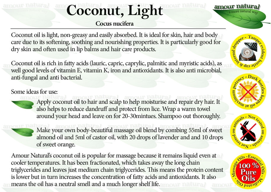 Amour Coconut oil light 100ml