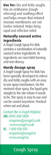 A.Vogel Cough Spray for Kids