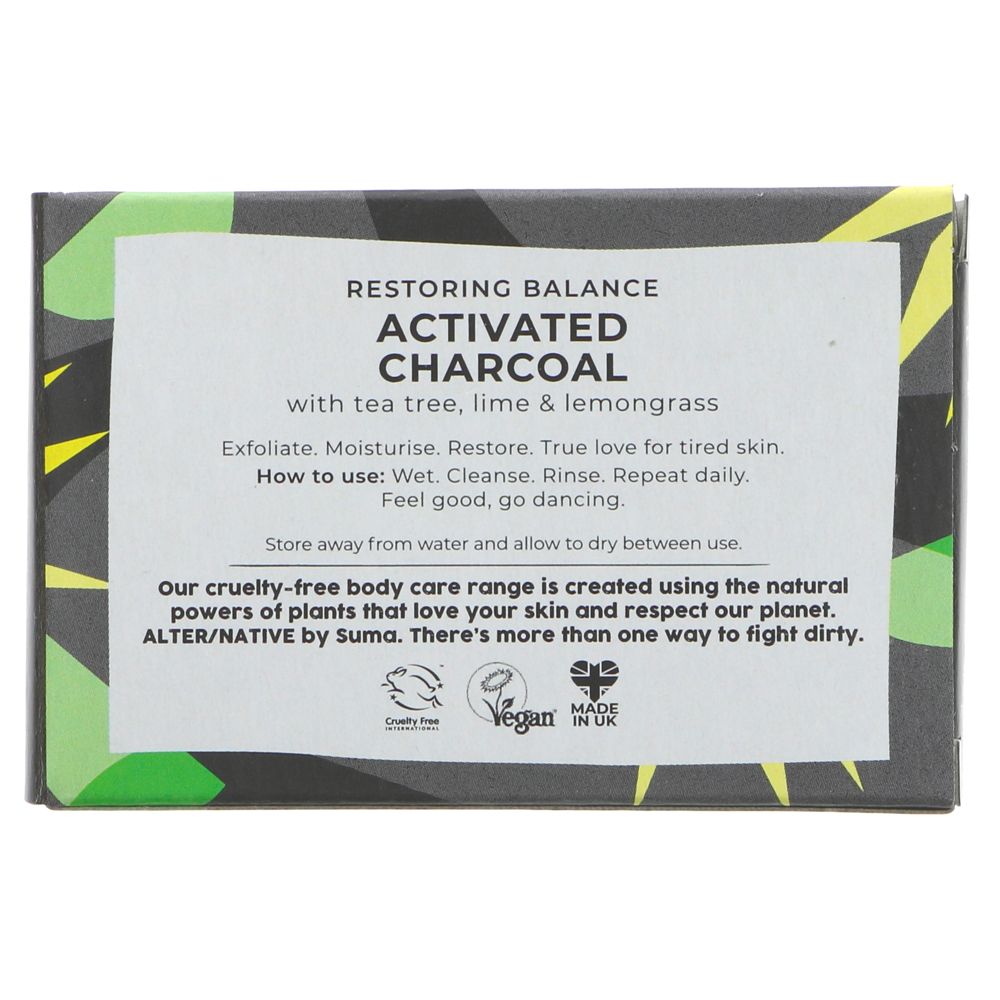 Alter/Native Detox Bar Activated Charcoal Boxed Soap