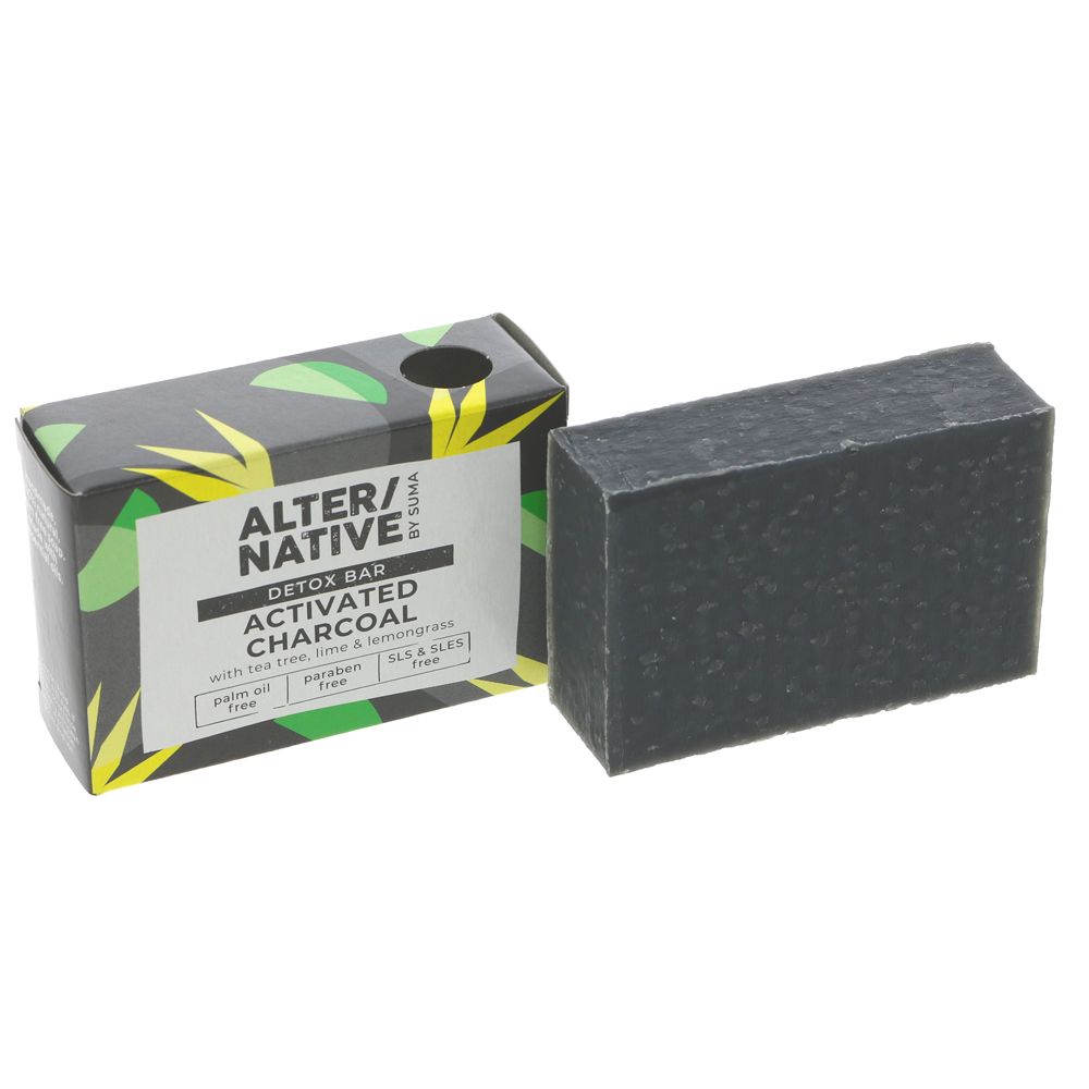 Alter/Native Detox Bar Activated Charcoal Boxed Soap