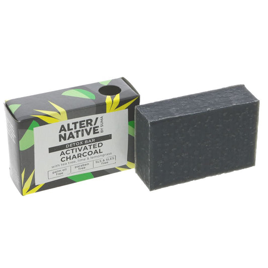 Alter/Native Decox Bar Activated Charcoal Boxed Soap