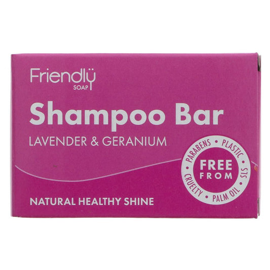 Friendly Shampoo Bar Lavender & Geranium