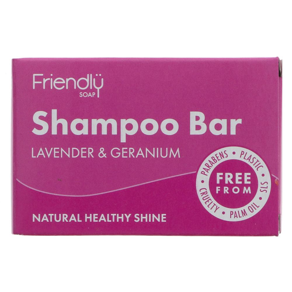 Friendly Shampoo Bar Lavender & Geranium