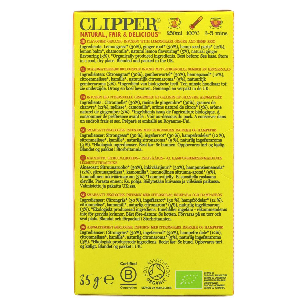Clipper Groovy Ginger (20 Bags)