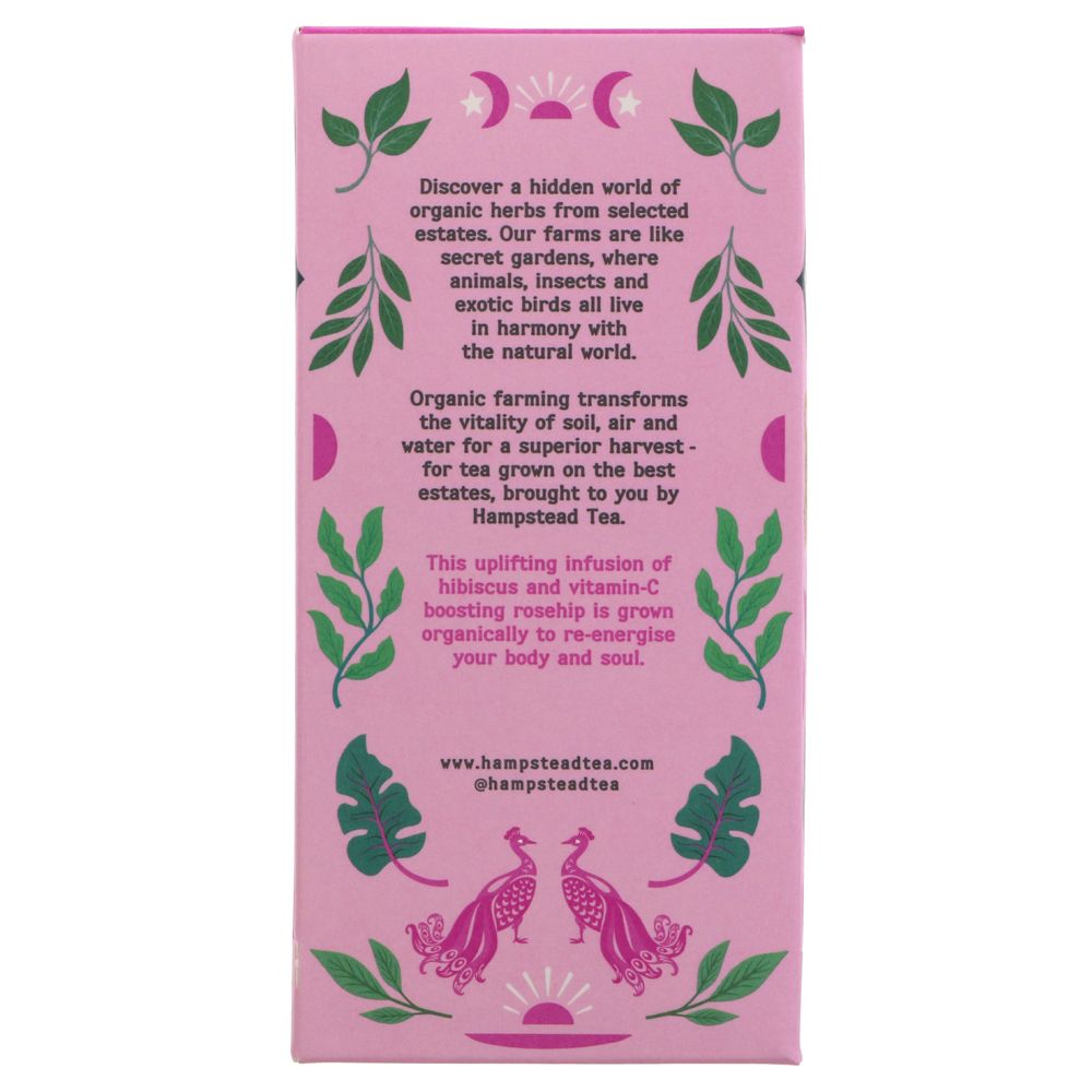 Hampstead Wild Rosehip & Hibiscus Tea (20 sachets)