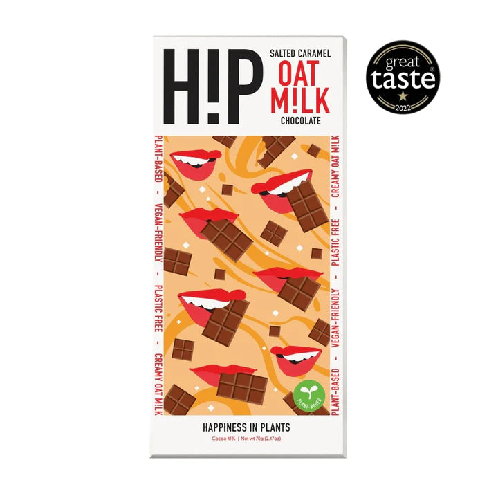 Hip Oat Milk Chocolate Salted Caramel 70g Bar