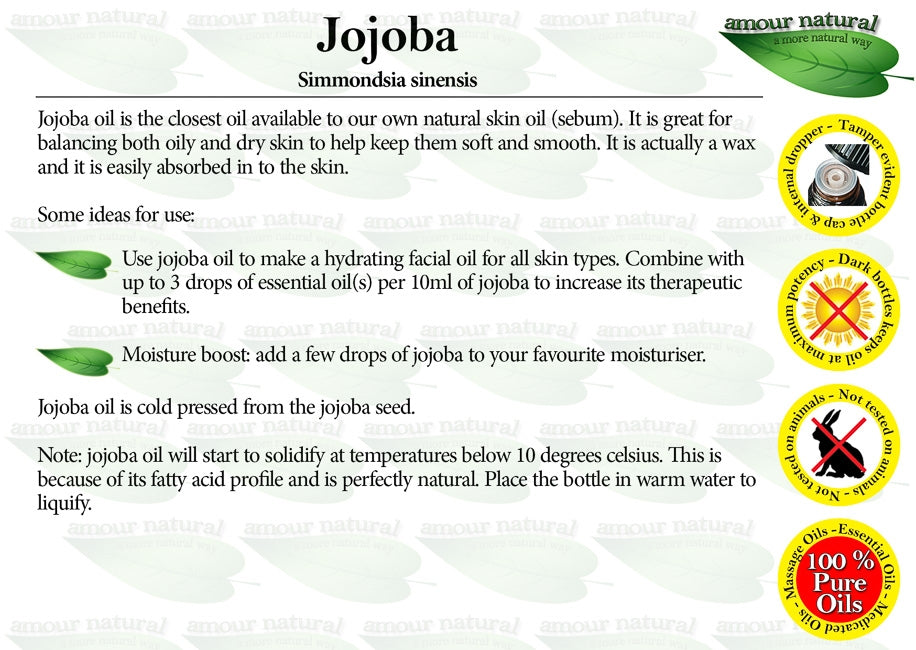 Amour Natural Jojoba Fixed Oil 50ml