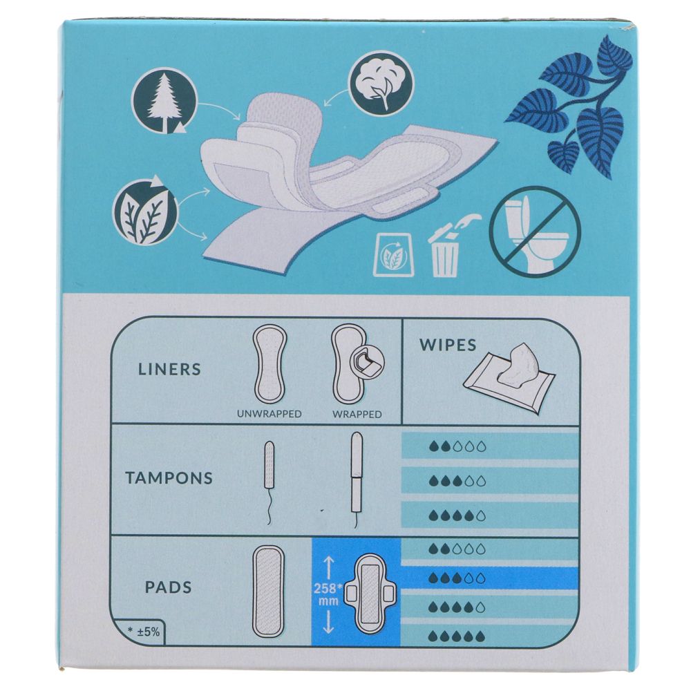 Natracare Ultra Pads with Wings-Super x12